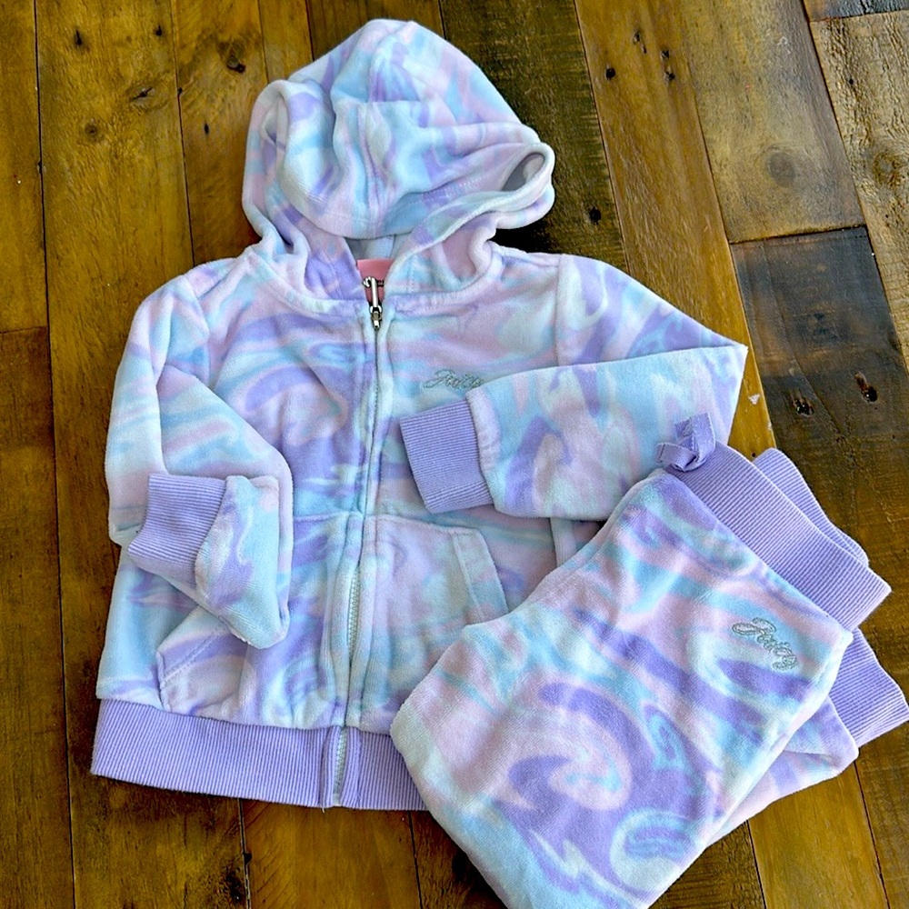 Juicy toddler girls matching set